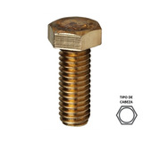 Tornillo Hexagonal Bronce Al Silicio Nc 1/4'' X 2'' (50pzs)