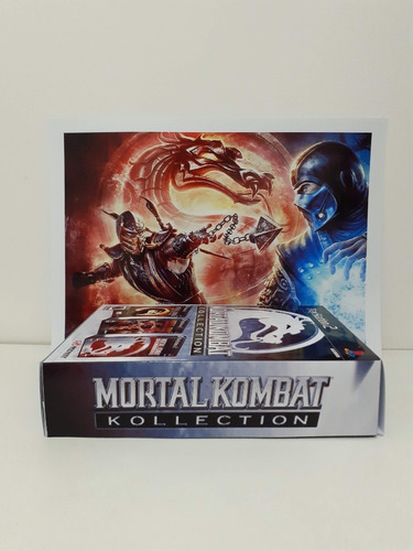 Box Mortal Kombat + Mini Poster - Ps2 - Obs: R1 - Leam