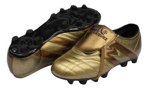 2267-zapato Fútbol Manriquez Profesional Mid Sx Oro/ngo