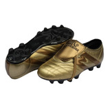 2267-zapato Fútbol Manriquez Profesional Mid Sx Oro/ngo