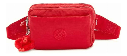 Kipling Abanu Mini Bandolera Convertible 2 En 1 Para Mujer, Color Rojo (red Rouge)