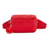 Kipling Abanu Mini Bandolera Convertible 2 En 1 Para Mujer, Color Rojo (red Rouge)