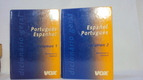 Español Portugues Portug. Esp. Diccionario Geral Vox 2 Tomos