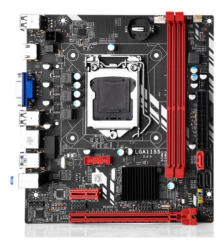 Placa Base De Escritorio B75m Lga 1155 Para I3 I5 I7 Cpu 3xu