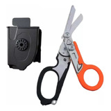 Tijera Paramedica Raptor Naranja Con Negro Leatherman