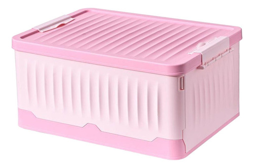 Caja De Almacenamiento Plegable Grande Organizador Cubo Rosa