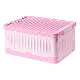 Caja De Almacenamiento Plegable Grande Organizador Cubo Rosa