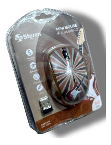 Mini Mouse Inalámbrico Steren 1000 Dpi Com-5707h