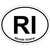 Oval (rhode Island); Estado Bumper Sticker