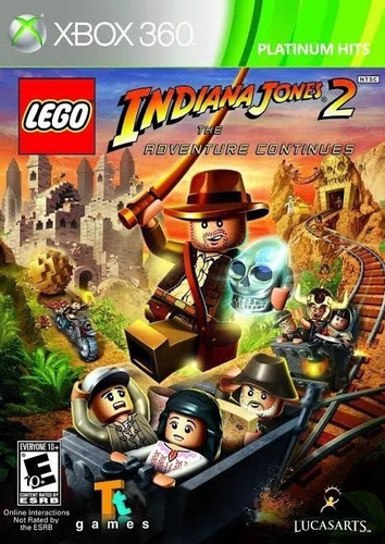 Lego Indiana Jones 2 Xbox 360 Midia Fisica Original X360