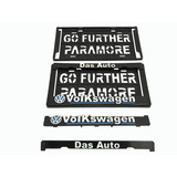 Par Porta Placas Vw Jetta Golf Gol Polo Lupo Vento Tornasol