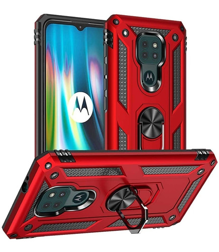 Case Uso Rudo Shockproof Series Motorola + Cristal 21d