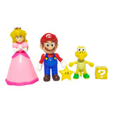 5 Figuras Juguete Nintendo Super Mario Bros Princesa