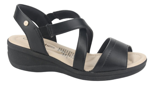 Sandalia Comfortflex Mujer 2388404 Negro Casual