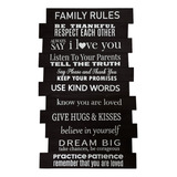 Letrero Decorativo Casa Con Frases Mdf 6mm Pintado Con Vinil