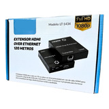 Extensor Hdmi 120m Cat5 / Cat6 Tx / Rx Receptor Transmissor