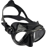 Máscara Visor Nano Crystal Cressi Apnea ,buceo Negro / Negro