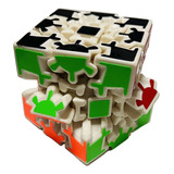 Cubo Rubik Engranajes 3x3 3d Gear 3x3x3 Sticker Fondo Blanco