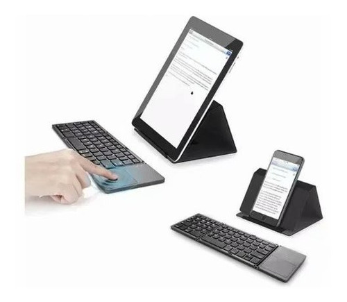 Teclado Plegable Con Bluetooth Teléfono Tablet Teclado