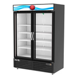 Refrigerador 2 Puertas Cristal Vinil Negro Asber Armd-49 Hc