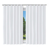 Cortina Blackout Blecaute C/ Alça Varão 280x280cm 100% Pvc Cor Branco