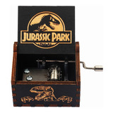 Caja Musical Jurassic Park Negra Película Regalo Fan