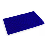 Limpia Pie De Baño Suave 40×60cm Colores Azul