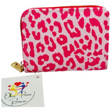 Carteira: Porta Cartão Animal Print (pink - Leopardo)