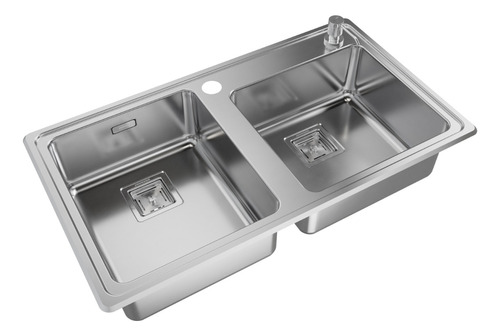 Bacha Cocina Johnson Q085ad 85,5x48,2x17,5 Aguj Dosificador