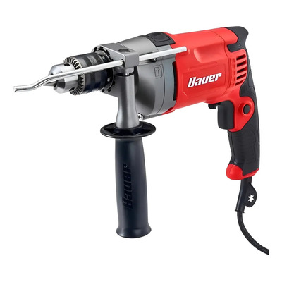 Taladro Rotomartillo Bauer 1/2 PuLG 7.5 Amp - Rojo Con Negro - 60