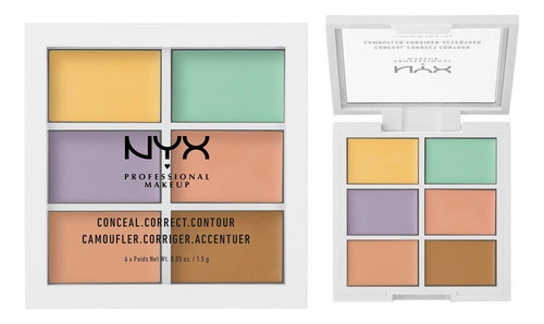 Nyx Professional Makeup Paleta Coretivo Cremoso 6 Cores