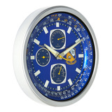 Citizen Cc Gallery - Reloj De Pared, Tono Plateado