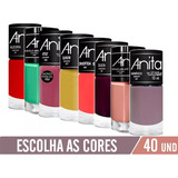 Kit 40 Esmaltes Anita Manicure Profissional Atacado -escolha