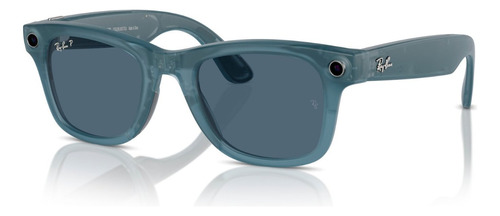 Gafas De Sol Inteligentes Ray-ban Meta Wayfarer Azul 53mm