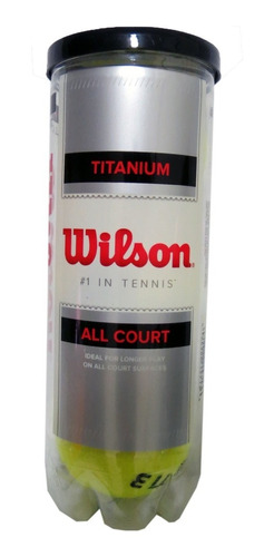 Bolas De Tenis Wilson Titanium X 3 All Court