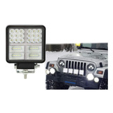 Barra Led 45w 38 Led 10 Cm Bicolor Luz Blanca Y Ambar 12-24v