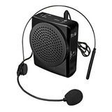 Amplificador De Voz Megáfono Speaker Portátil Con Micrófono