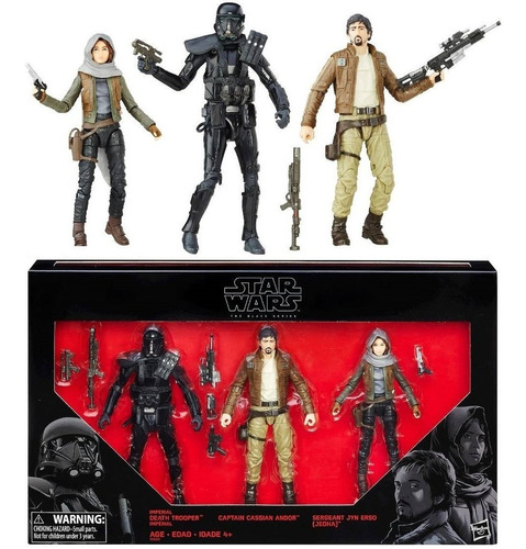 Star Wars Black Series Imperial Death Trooper, Cassian Y Jyn