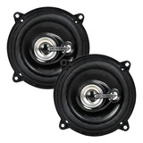 Par Auto Falante Bravox Triaxial 5 Polegadas Tr55u 80w Rms Cor Preto