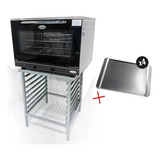 Horno Convector Pauna Beta 107 + Base + 4 Bandejas 