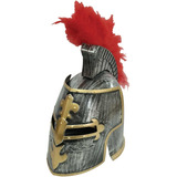 Casco De Caballero Guerreo Medieval Antiguo Cosplay Disfraz