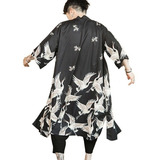 Kimono Japonés For Hombre Yukata Chaqueta Retro Albornoz