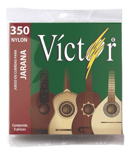 Set Cuerda Nylon Para Jarana Victor Vcja-350