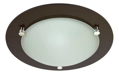 Lampara Para Interior En Plafón Madera Oscura E27x2 Ptl-5025 Tecnolite Ceiling / Down Light