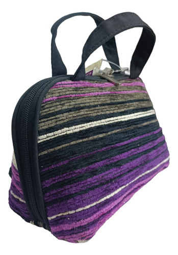 Mini Bolsa / Cosmetiquera / Organizador Viaje Morado Casual