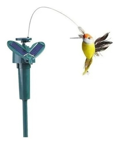 Pack X2 Estacas De Jardin Solares De Colibri / Decorativas