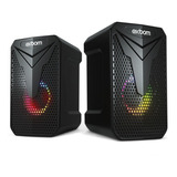 Caixa De Som 2.0 Gamer 10w Led Space Computador Note Cs-c54