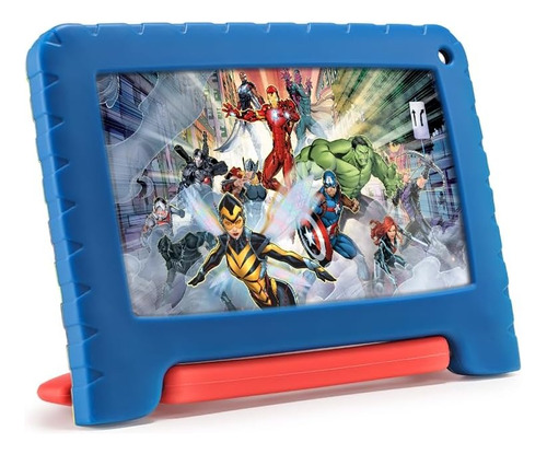 Tablet Infantil Avengers 64gb 4gb Ram Com Kids Space Nb417