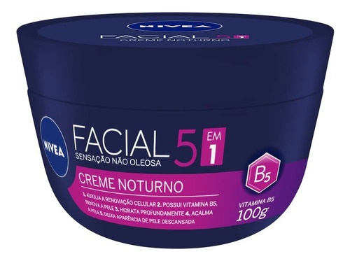 Creme Nivea Facial Noturno 100g