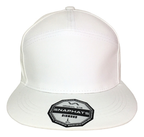 Gorra Plana Poliéster Lisa 7 Gajos